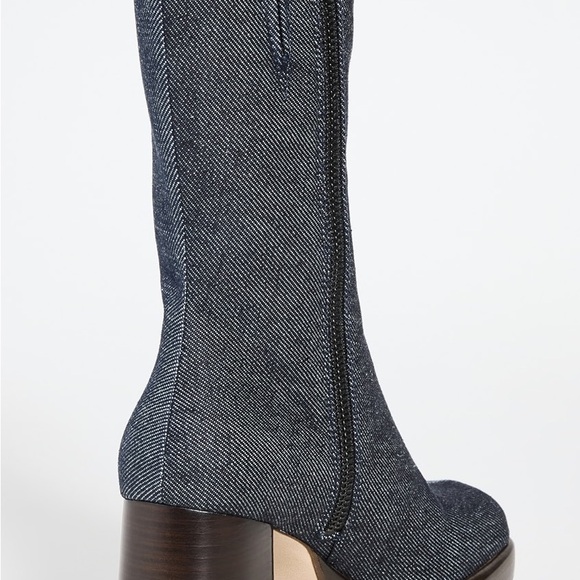 Rag & Bone Matrix Denim Platform Boots - Picture 2 of 7